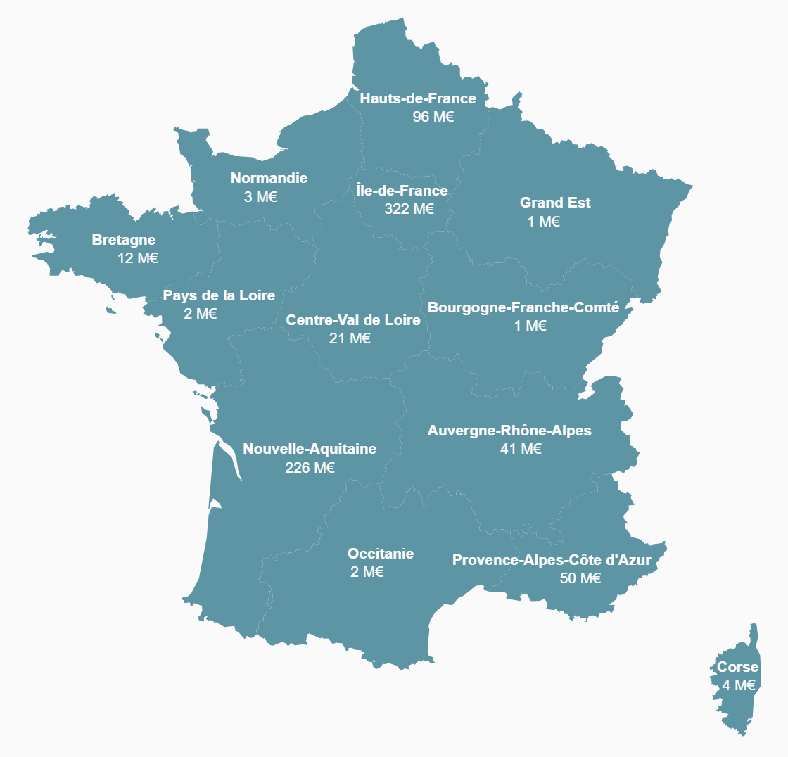 Carte Levées de Fonds - Novembre 2024